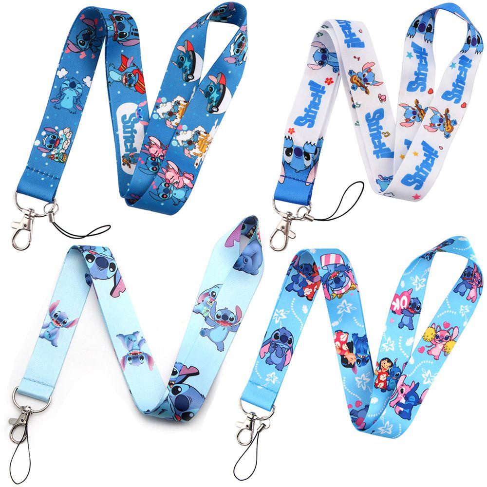Dây Đeo Điện Thoại / Chìa Khóa / Thẻ ID Họa Tiết Hoạt Hình Stitch Dễ Thương