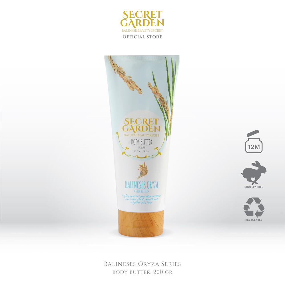 Secret Garden Body Butter Balineses Oryza 200gr