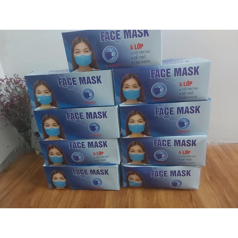 Khau trang ytế quốc phòng hộp 50c