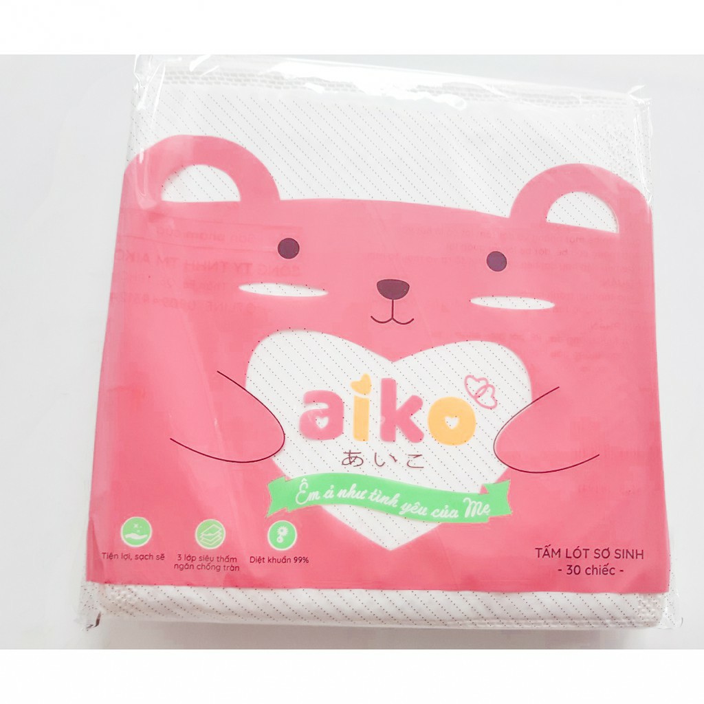 Miếng lót phân su AIKO 30 tờ