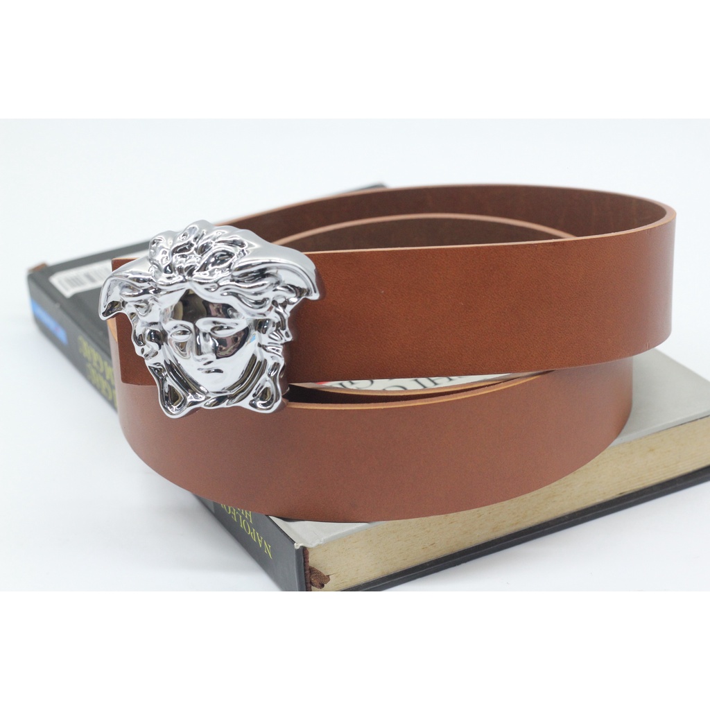 Dây Nịt Thắt Lưng Nam Da Bò Vachetta Nhập Khẩu Cao Cấp Nguyên Tấm Siêu Mềm Kèm Khóa Kim Không Gỉ, BH 12 Tháng ON01