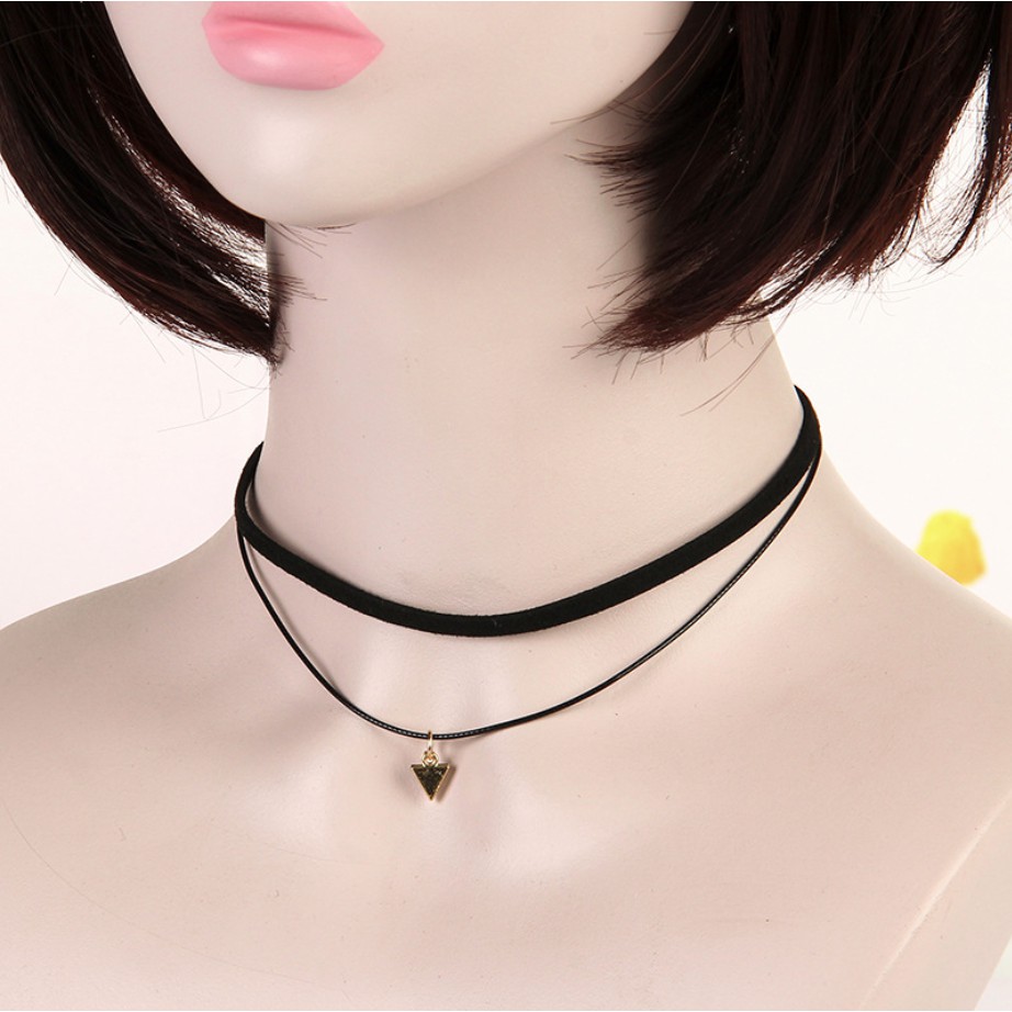 Combo 10 vòng cổ nữ choker siêu cá tính
