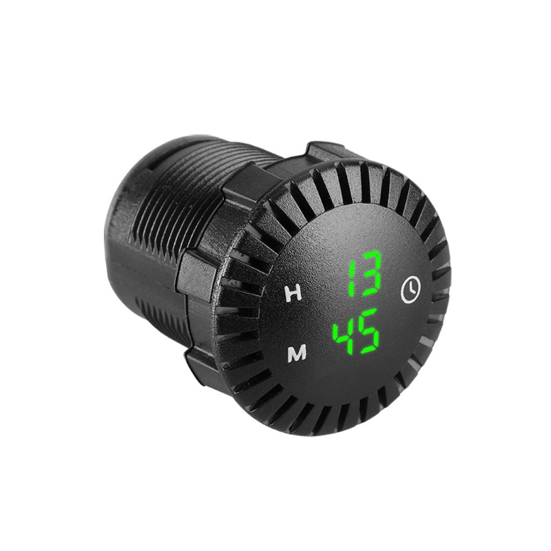 Đồng Hồ Kỹ Thuật Số Màn Hình LED 12V / 24V Cho Xe Hơi / Xe Máy / Tàu