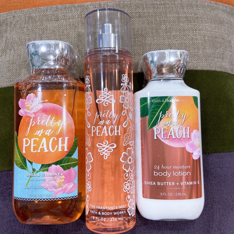 tắm pretty as peach Bath &amp; body works