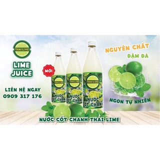 Nước Cốt Chanh / Cốt Tắc Thai Lime Chai 500ml-Chai nhựa