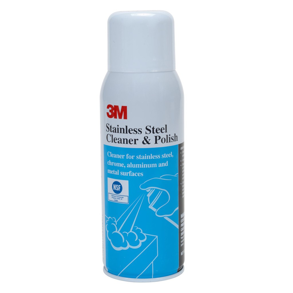 DUNG DỊCH TẨY VÀ LÀM SẠCH ĐÁNH BÓNG INOX 3M STAINLESS STEEL CLEANER & POLISH 10OZ