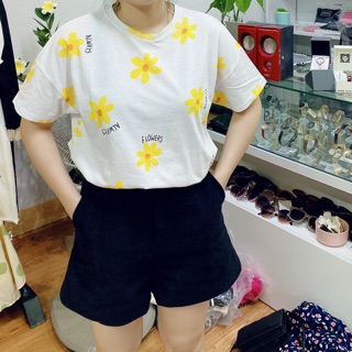 Áo zara auth hoạ tiết táo- tim - hoa