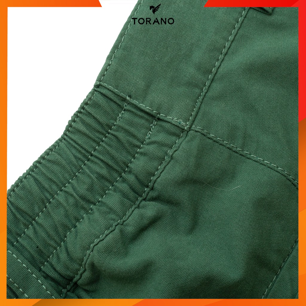Quần short kaki nam, quần sooc nam kaki, quần sọt nam, quần lửng nam chất liệu khaki cao cấp logo TORANO form dáng chuẩn