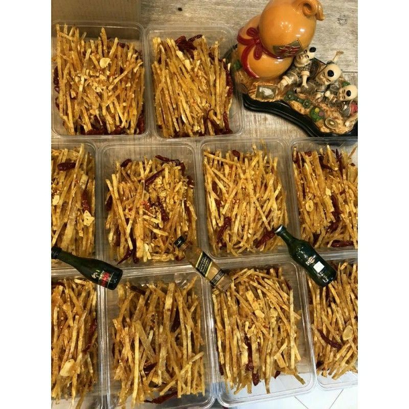 100gr cá thiều bơ tỏi cay