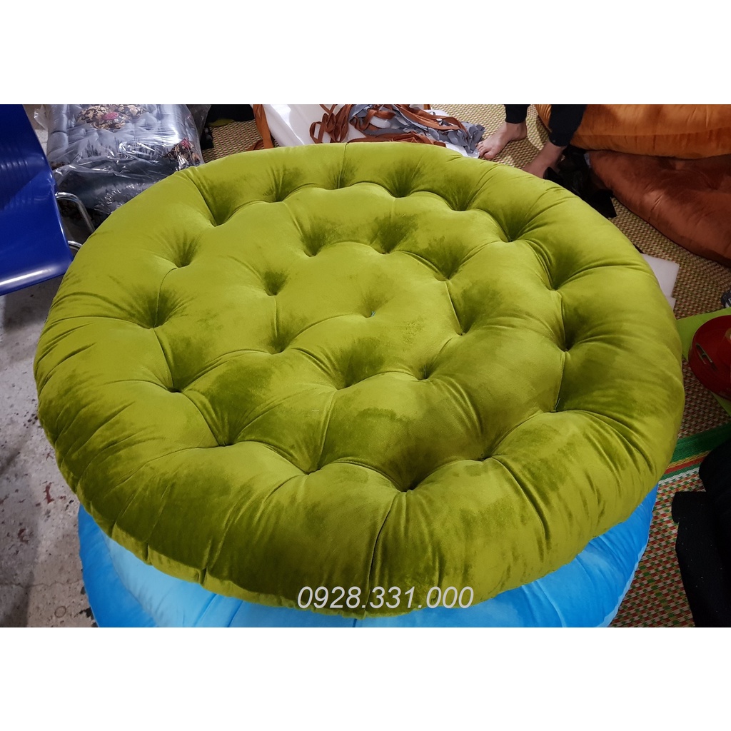 Nệm lót ghế mây, nệm lót ghế Papasan 150cm