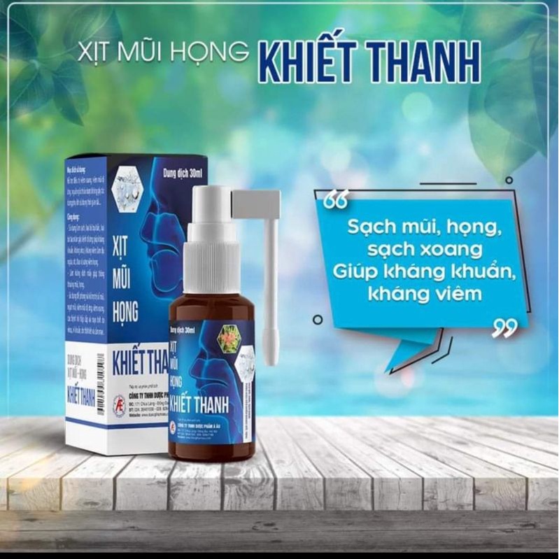 Xịt mũi họng Khiết Thanh 30ml