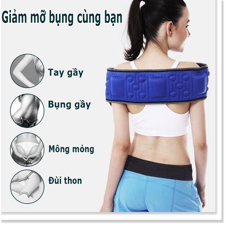 Đai massage bụng, Giảm Mỡ Bụng, Mát Sa Bụng, Giảm Mỡ Toàn Thân Mua Ngay Đai Masage X5 Cao Cấp