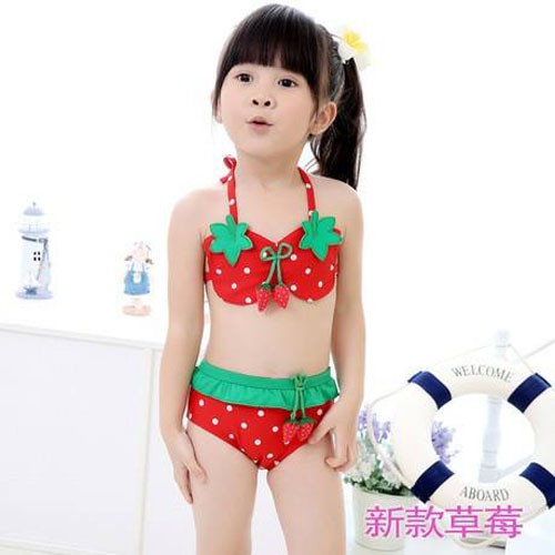 Đồ bơi trái dâu bé gái S021