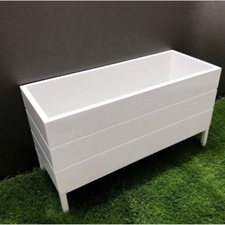 Chậu kẻ composite trang trí ban công sân vườn