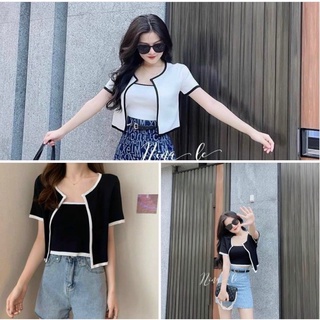 Set áo croptop viền bigsize
