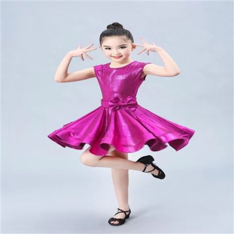 Đầm khiêu vũ dance biểu diễn bé gái