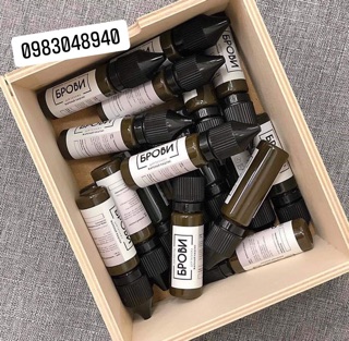 Mực xăm Nga Brovi