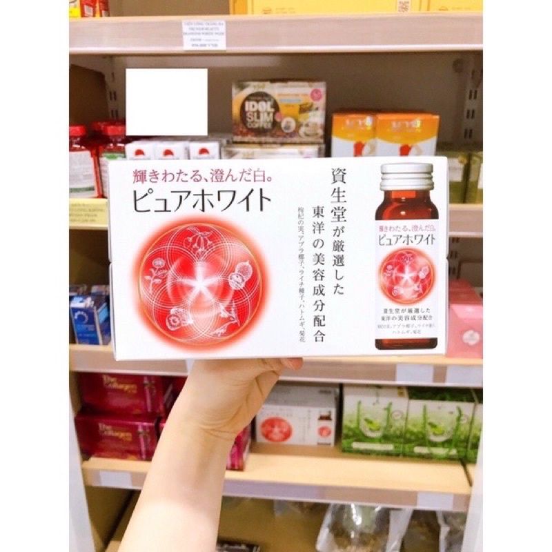 Collagen Shiseido Pure White Dạng Nước, Mẫu mới