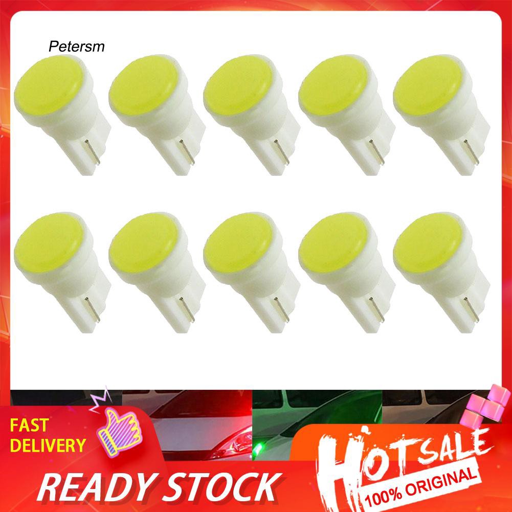 Bộ 10 Đèn Led 12v T10 W5W Cho Xe Hơi