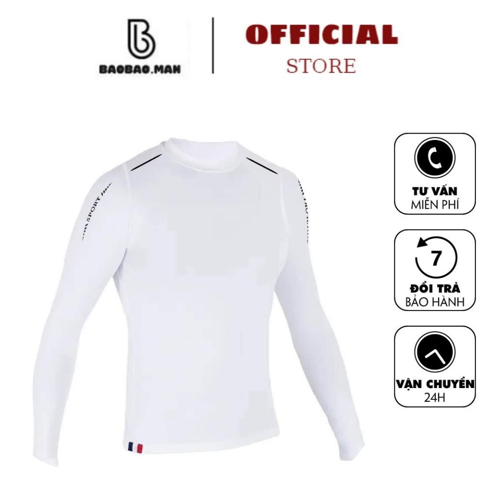 Áo thun nam dài tay, áo giữ nhiệt nam co dãn 4 chiều-namdaishop BAOBAO