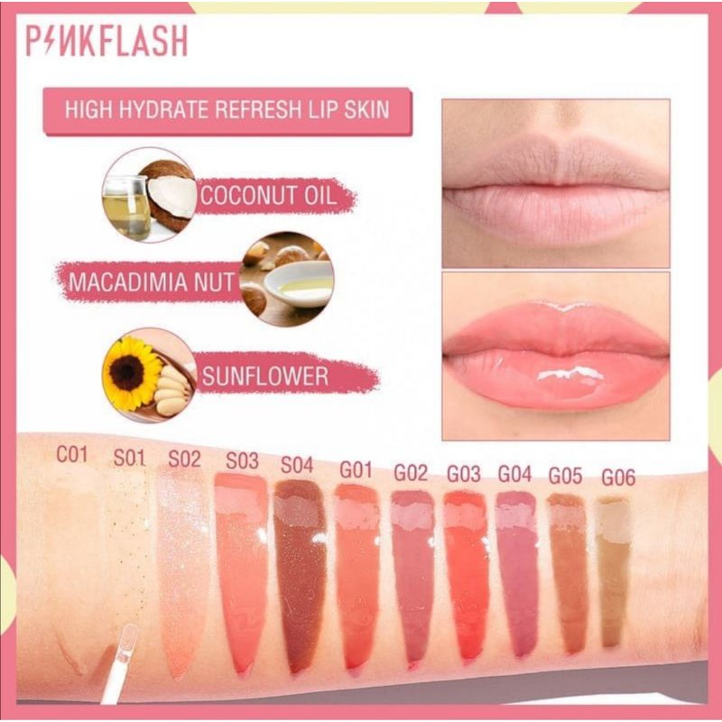 (Hàng Mới Về) Son Bóng Chống Nhòe Màu Hồng Flash | BigBuy360 - bigbuy360.vn