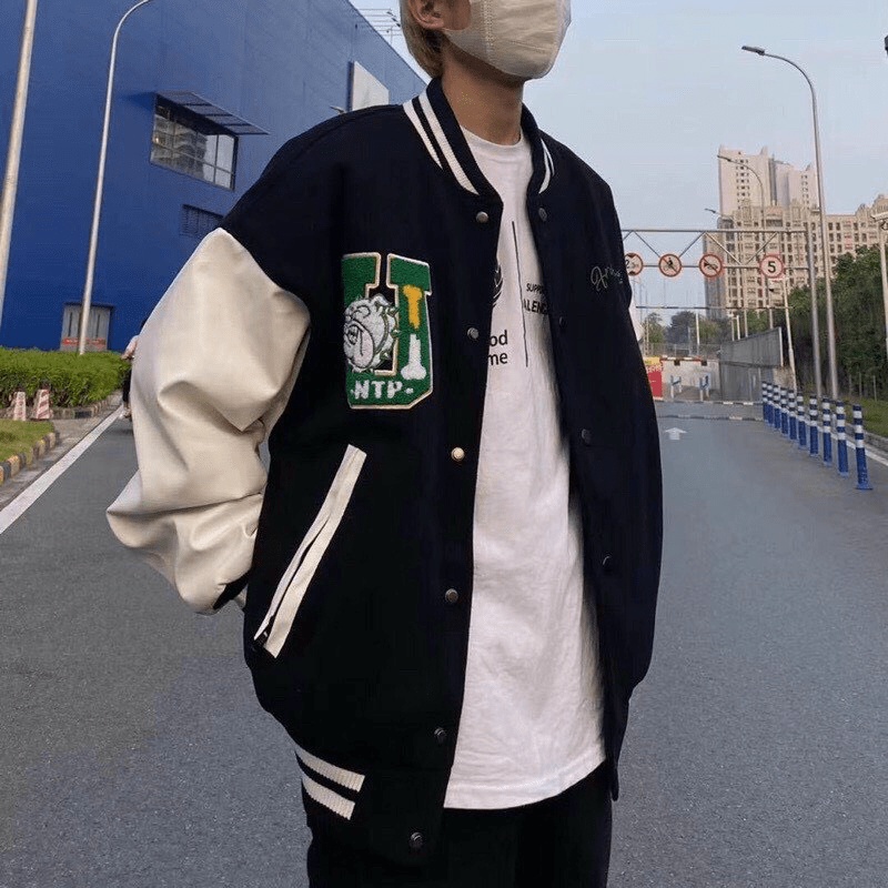 ÁO KHOÁC NỈ BOMBER UNISEX NAM NỮ FORM RỘNG PHONG CÁCH HÀN QUỐC DÀNH CHO CÁC BẠN TRẺ LANA FASHION