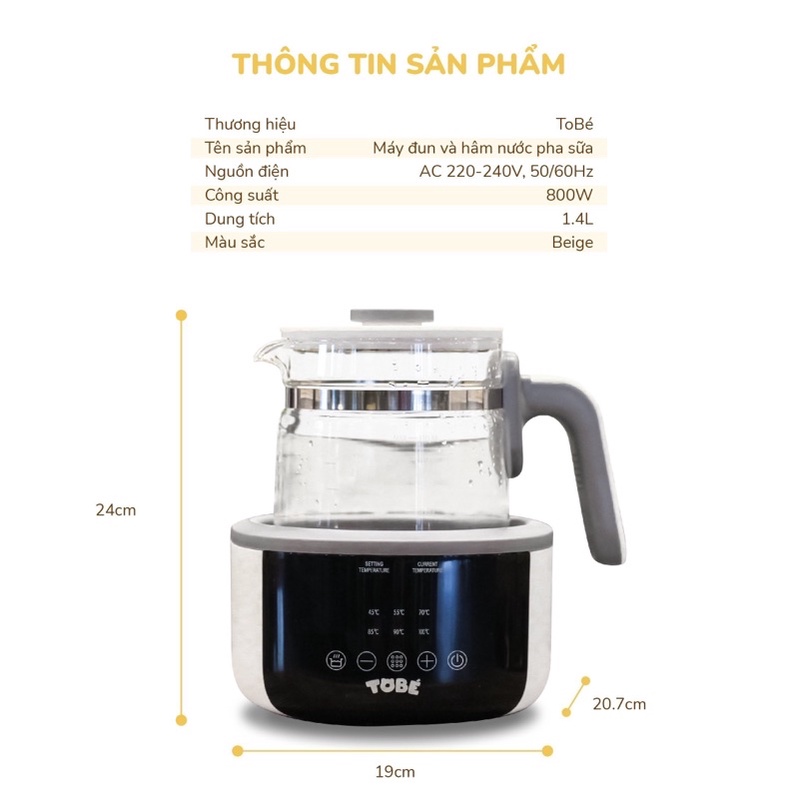 Máy đun nước pha sữa Speedy (Chính hãng)