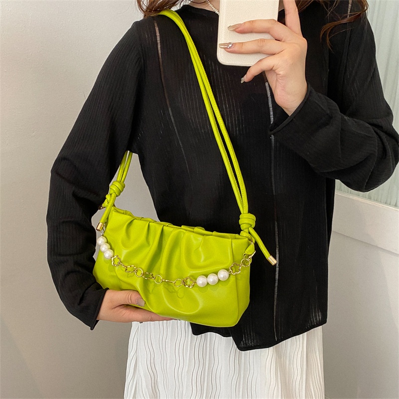Túi Đeo Vai Đính Ngọc Trai Phong Cách Hàn Quốc Thời Trang Cho Nữ