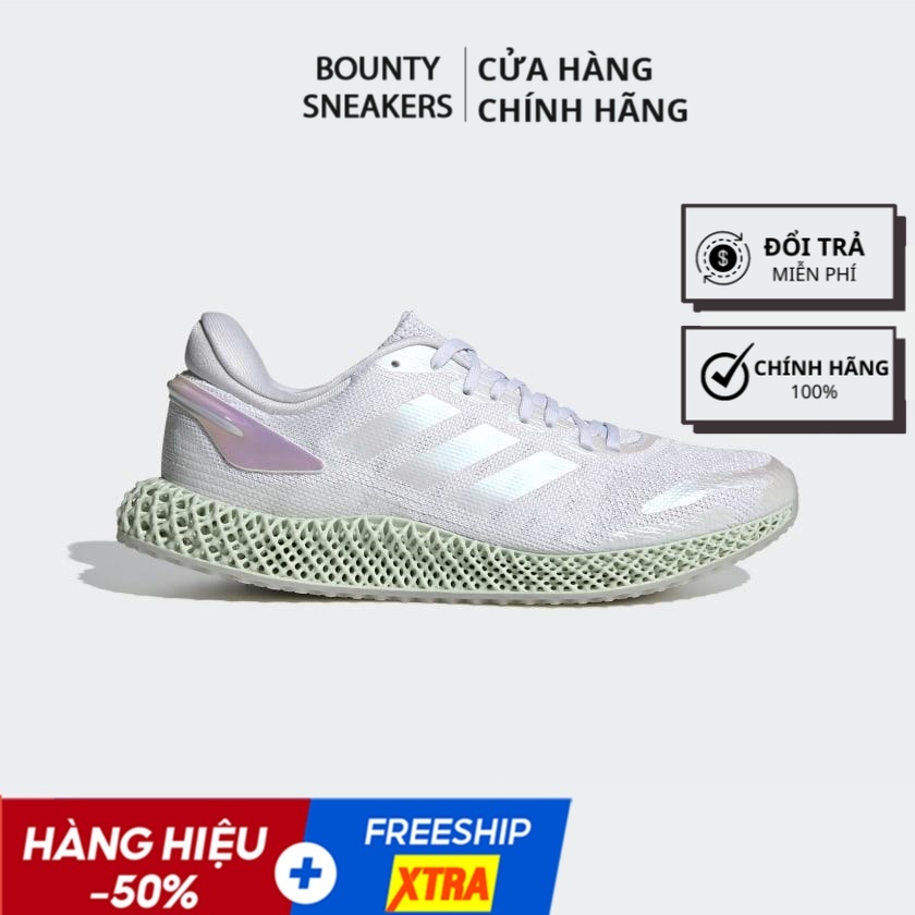 Giày 4D Run 1.0 Parley &quot;Cloud White&quot; FW1229 - Hàng Chính Hãng - Bounty Sneakers