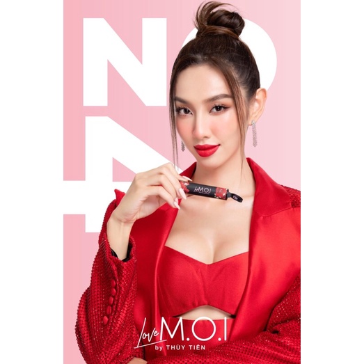 (Chính hãng) SON THỎI LOVE MOI by THUỲ TIÊN NO.4 (ĐỎ CHERRY) - M.O.I COSMETICS HỒ NGỌC HÀ