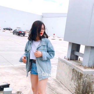 [SALE SỐC]_ ÁO KHOÁC JEAN TRƠN BASIC (hình thật,có sẵn)