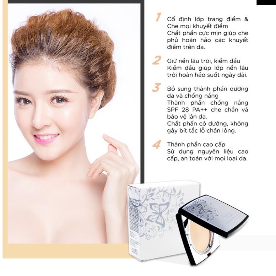 Phấn Phủ Nén Siêu Mịn Kiềm Dầu Vacci Powder Pack SPF 28