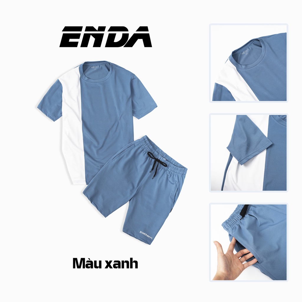 Bộ quần áo thể thao nam ENDA STORE phối dọc