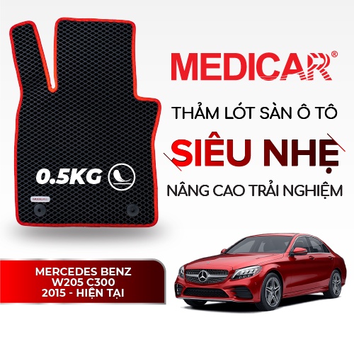 MEDICAR - Thảm Lót Sàn ô tô Mercedes C-CLASS (W205) (2014-2021)