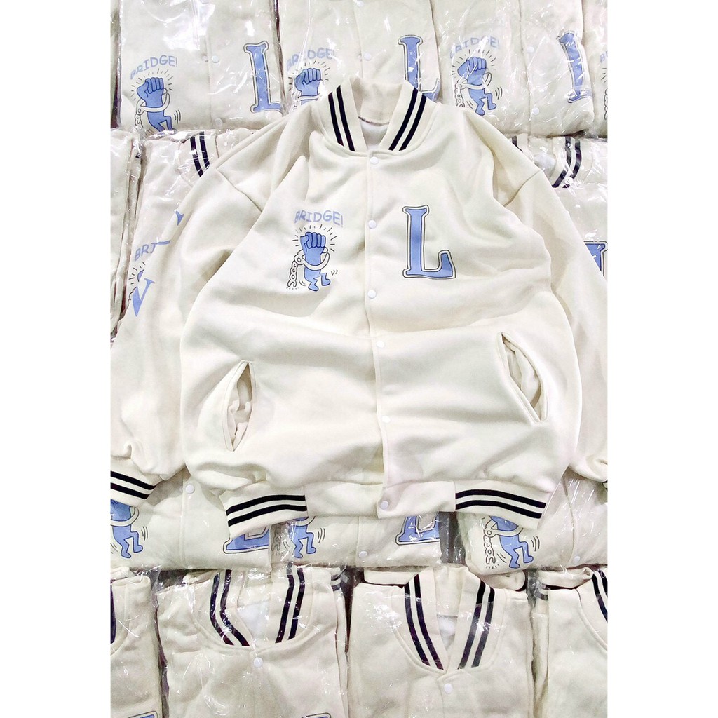 Áo Khoác Nữ, Áo Bomber Chữ L Chất Nỉ Ngoại Dày Dặn Hàng Loại 1 - Siêu Bán Chạy | BigBuy360 - bigbuy360.vn
