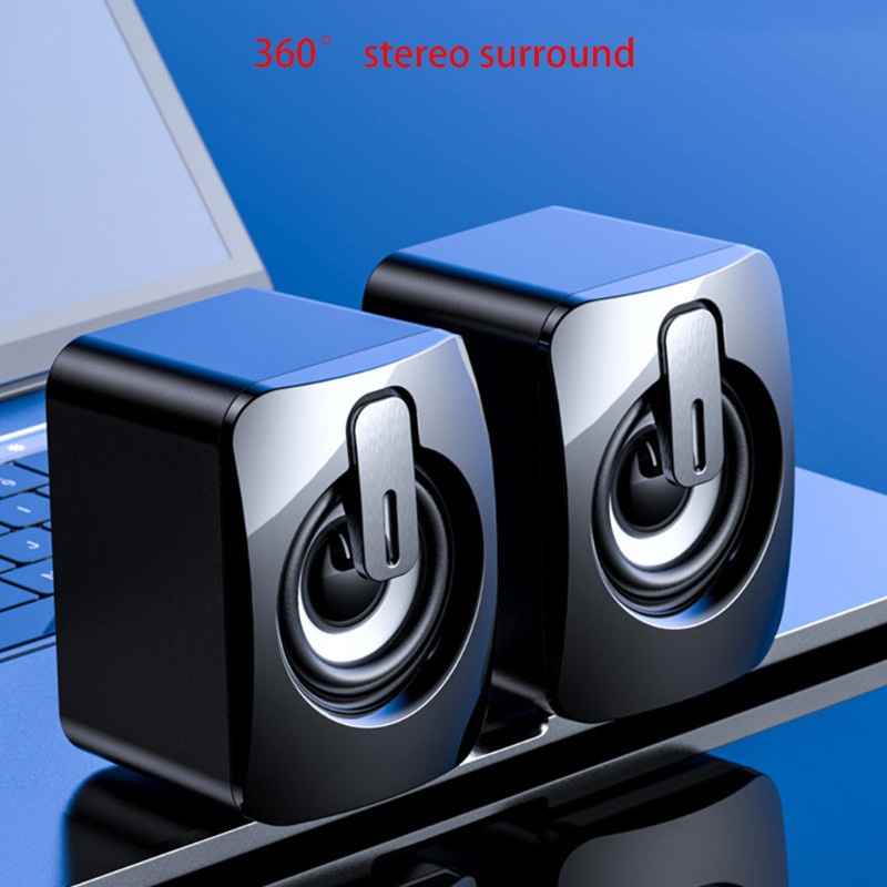 KOK Bluetooth Speaker USB Computer Speakers 3D Stereo Bass Sound Subwoofer Music Player for PC Laptop Desktop Multimedia Loudspeaker