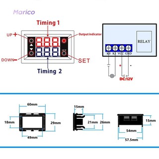 Module hẹn giờ 12v Time ON Time OFF