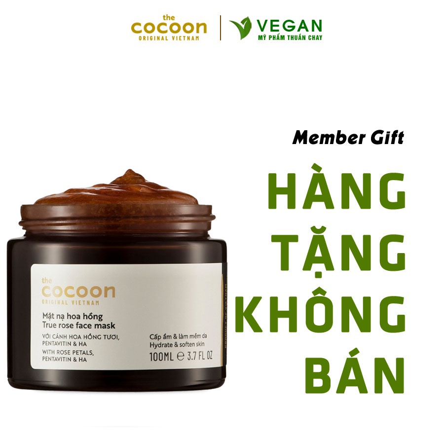 [Hàng tặng không bán] - Mặt nạ hoa hồng cocoon 100ml