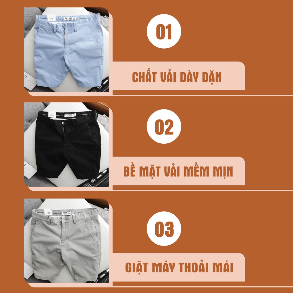 Quần short kaki nam quần đùi lửng form slim màu trơn, dễ phối đồ AUTOMAN Q09