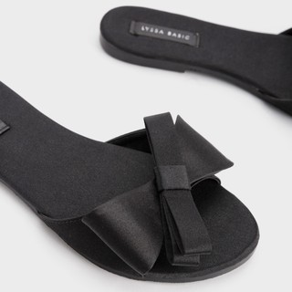 Dép Nữ Lụa Nơ To HAPAS - DEP157