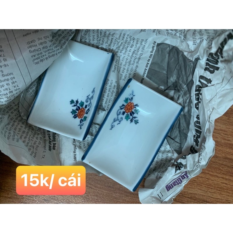 Chén nước chấm kiểu cổ điển (hoa sen, hoa hồng, cây tre, vân nhí, hoạ tiết hoa anh đào, hoa đào cherry blossom) đủ loại