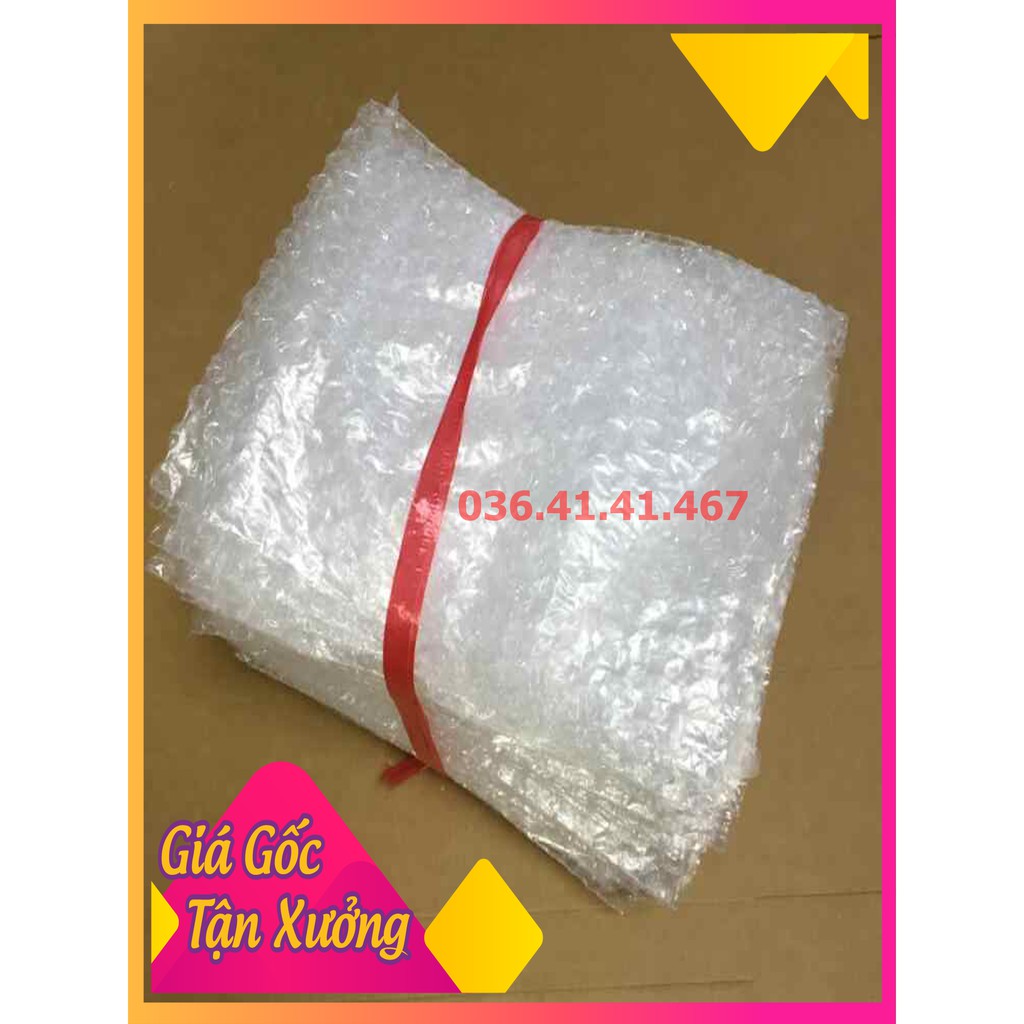 50 Túi màng xốp hơi - Túi bong bóng khí - Màng xốp nổ cắt sẵn theo kích thước ship gửi hàng