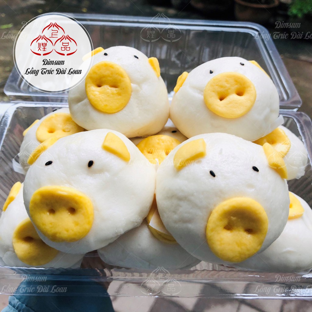 Bánh Bao Trứng Bơ Sữa - Dimsum Lồng Trúc Đài Loan