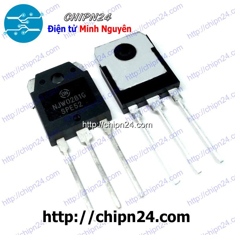 [1 CON] Transistor NJW0281G TO-3P NPN 15A 250V (NJW0281 0281)