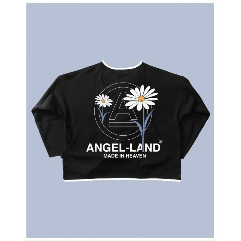 Áo khoác cardigan nữ form rộng in hoa cúc chạy viền trắng 4young mall | BigBuy360 - bigbuy360.vn