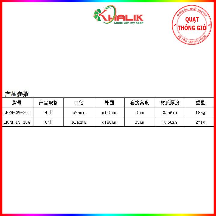 💎Tổng kho KHALIK💎 Nắp che đường ống inox 304 LAVFILL LFPH-09/13