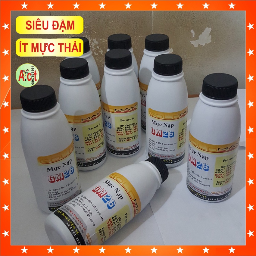 Mực nạp hộp mực  máy in Canon LBP 3500 , 3910 , 3920 , 3930 , 3940 , 3950 , 3960 , 3970 , 3980 , 8610 , 8620 , 8630 140g