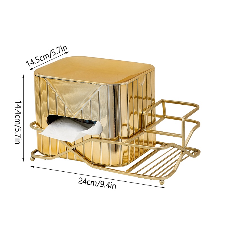 Hộp Đựng Khăn Giấy / Kính Điều Khiển Từ Xa Bằng Nhựa Tiện Dụng Cho Nhà Tắm / Văn Phòng