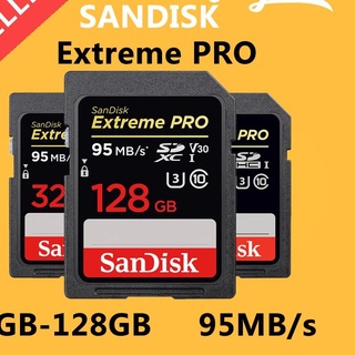 Thẻ Nhớ Sandisk Sdhc Extreme Pro 128GB V30 32GB / 64GB / 128GB 95Mb / S