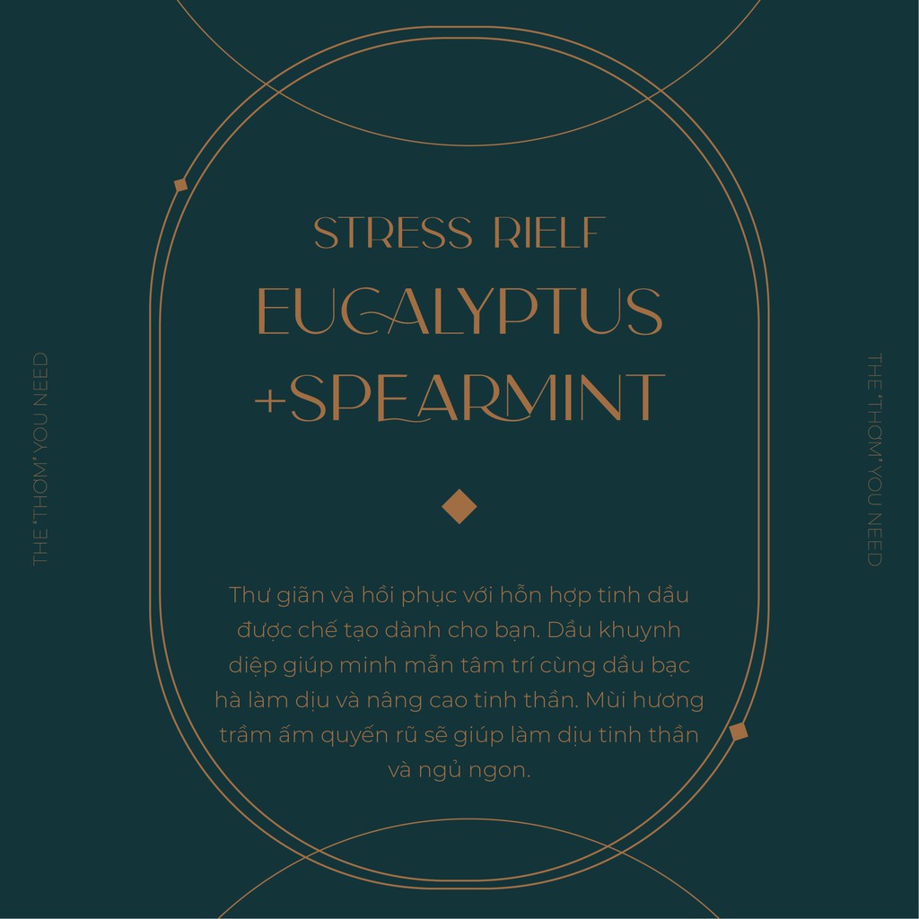 STRESS RELIEF EUCALYPTUS SPEARMINT | Bộ Gel Tắm Sữa Dưỡng Xịt Thơm Tinh Dầu Thư Giãn Bath &amp; Body Works Aromatherapy